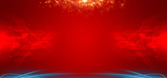 红色科技背景图片