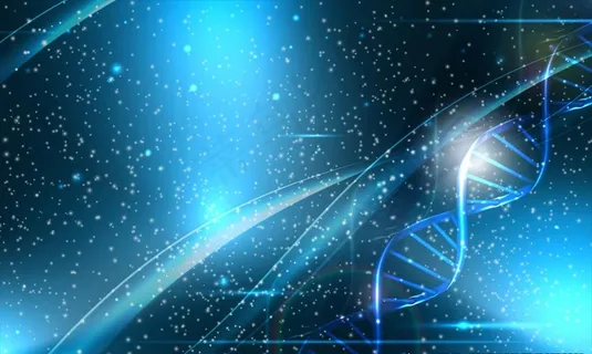 DNA分子背景图片