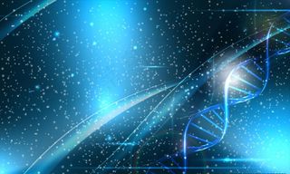 DNA分子背景图片