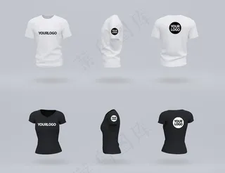 T恤样机图片