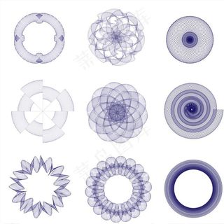 防伪底纹证书底纹图片