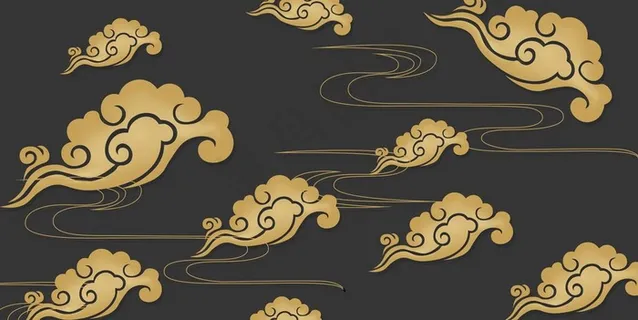 新中式立体花纹图片