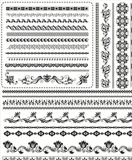 时尚花边花纹图片