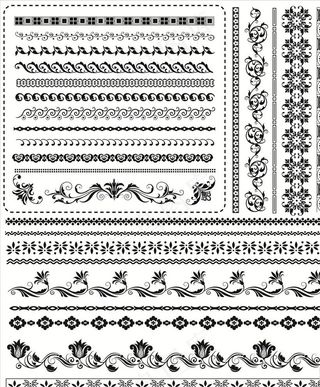 时尚花边花纹图片