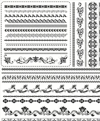 时尚花边花纹图片