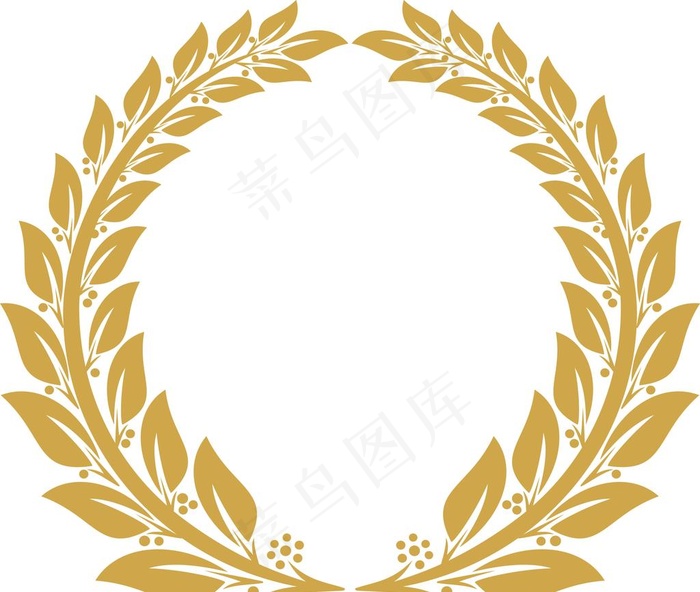 麦穗图片ai矢量模版下载