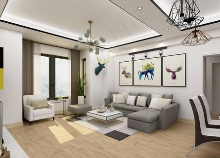 现代简约客厅装饰优秀装修效果图图片