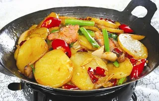 干锅土豆片图片