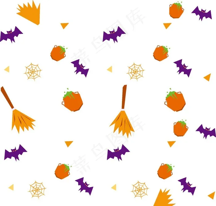 万圣节 万圣节城堡 万圣节建筑图片eps,ai矢量模版下载