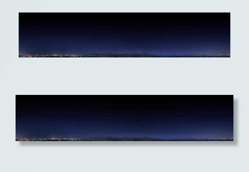 夜景天空 全景图片