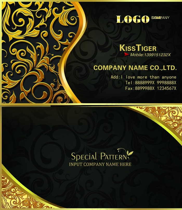 黑金 名片 卡片图片