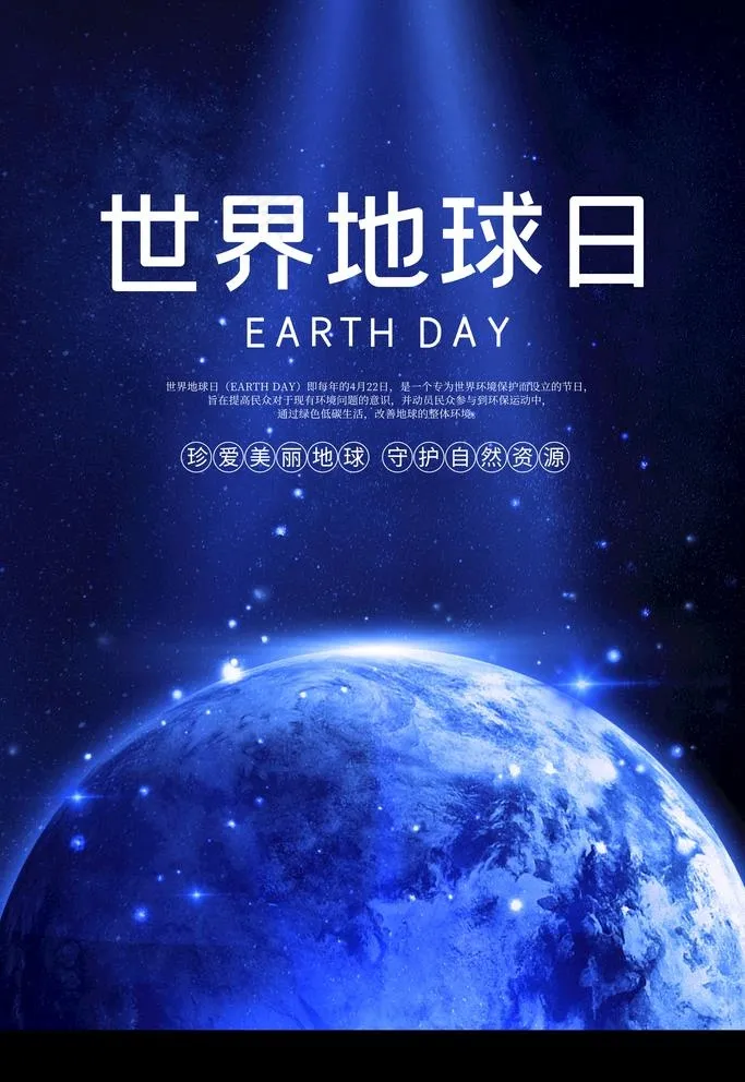 世界地球日图片(3543X5315(DPI:150))psd模版下载