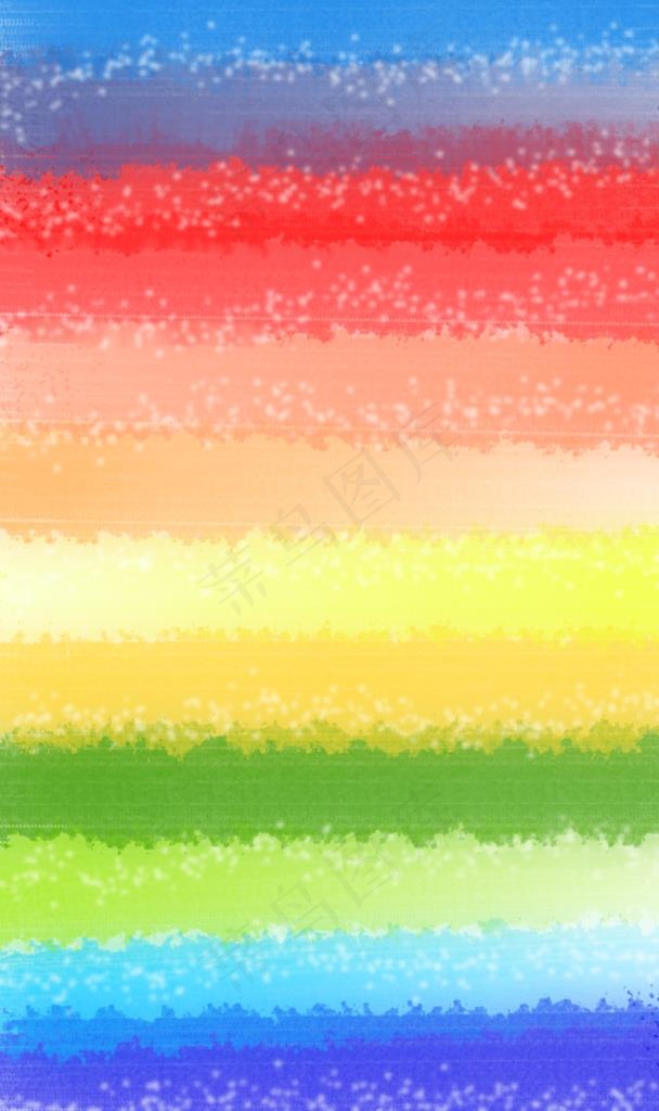 彩虹色图片(5000X8000(DPI:300))psd模版下载