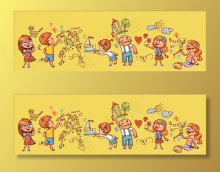 儿童卡通插画图片