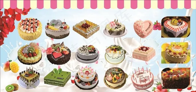 多款蛋糕图片