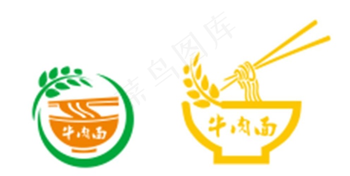牛肉面logo图片cdr矢量模版下载