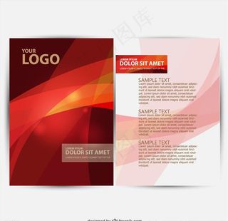 红色背景矢量图片