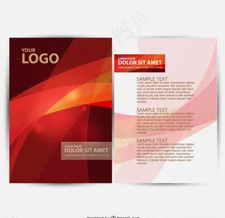 红色背景矢量图片