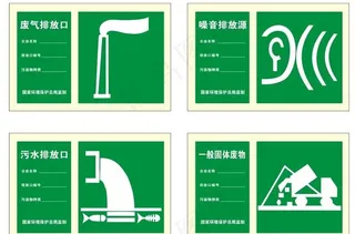 废气排放标识图片