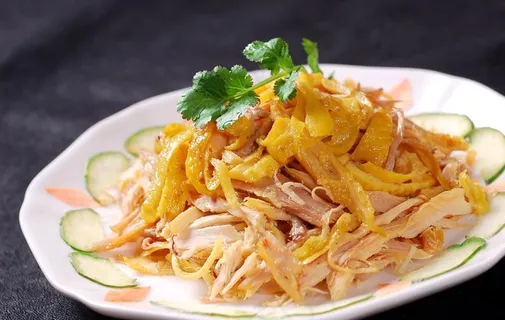 菜手撕鸡图片 菜手撕鸡图片