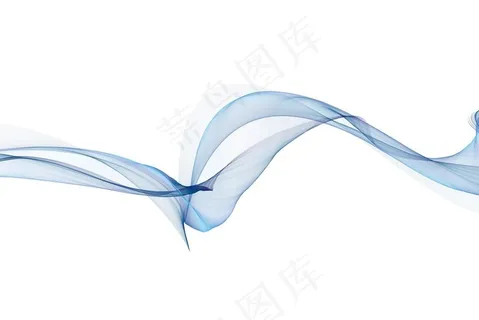 手绘抽象彩色烟雾线条图片