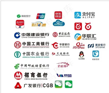部分银行LOGO和支付宝 微信图片