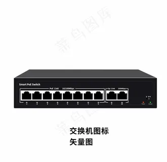 网络交换机矢量图标图片 网络交换机矢量图标图片