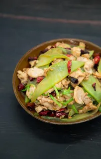 农家炒菜 莴笋炒肉图片 农家炒菜 莴笋炒肉图片