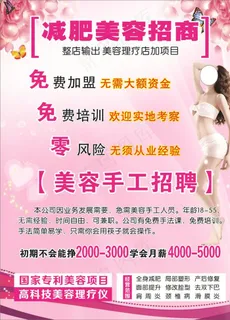 减肥美容海报图片 减肥美容海报图片