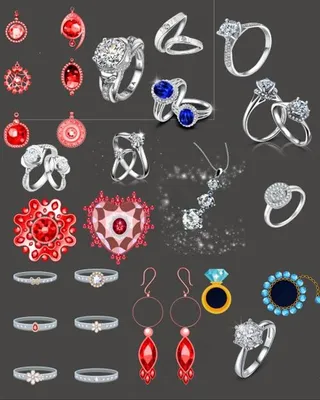 钻戒首饰素材图片