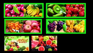 水果店灯箱海报图片