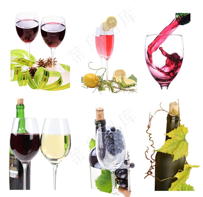 红酒素材图片