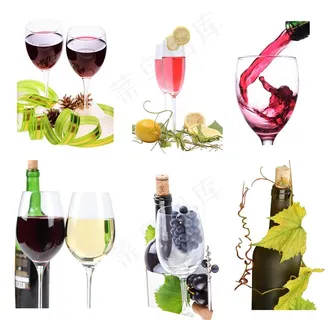 红酒素材图片