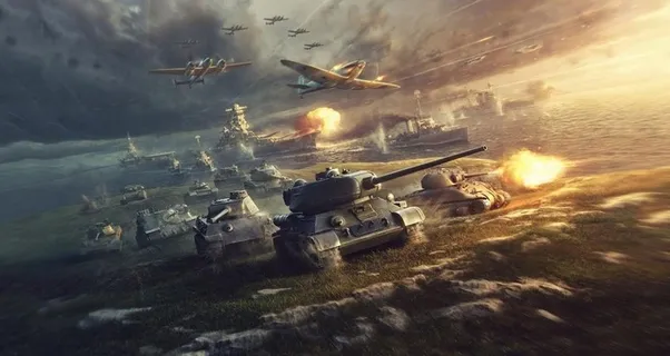 激烈战争背景图片