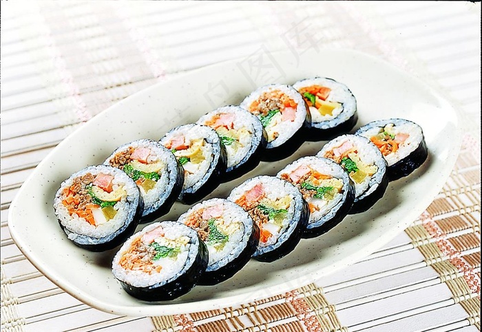 紫菜包饭图片