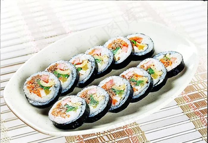 紫菜包饭图片