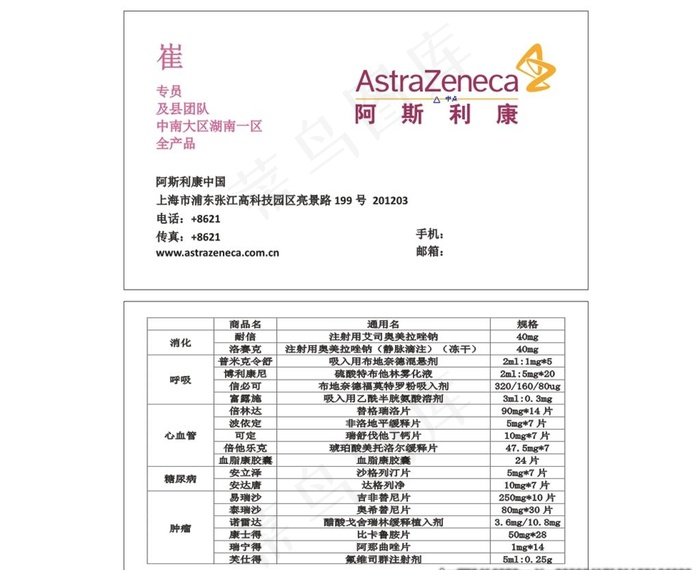 医药代表 阿斯利康 logo图片