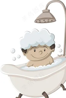 洗澡图片