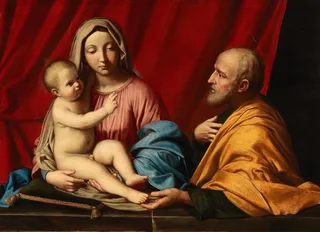 圣母与圣婴图片