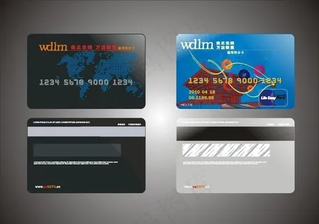 消费卡 会员卡 银行卡 银联卡图片