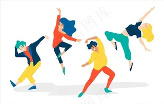 跳舞人物图片