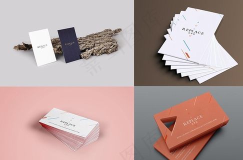 名片展示样机图片