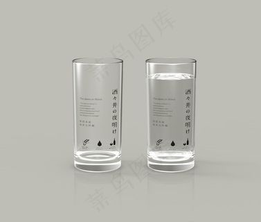 白酒包装样机 杯子图片
