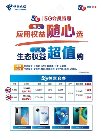 5G套餐海报图片
