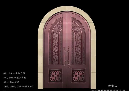 铜门方案图片
