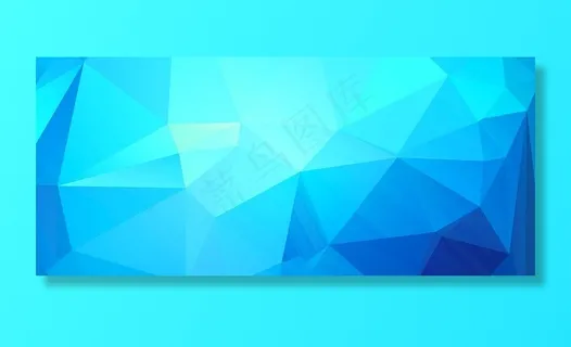 蓝色几何背景图片 蓝色几何背景图片
