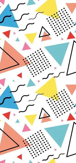 卡通几何抽象素材图片