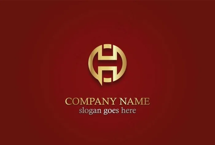 房地产 标志 金色 logo图片ai矢量模版下载