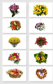 免抠png装饰花卉花束图片