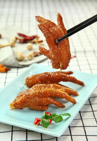 卤鸡爪图片